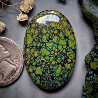 Polychrome Hubei Oval Cabochon