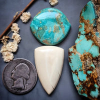 Alaskan WMT Drop Patagonia Turquoise Set Cabochon