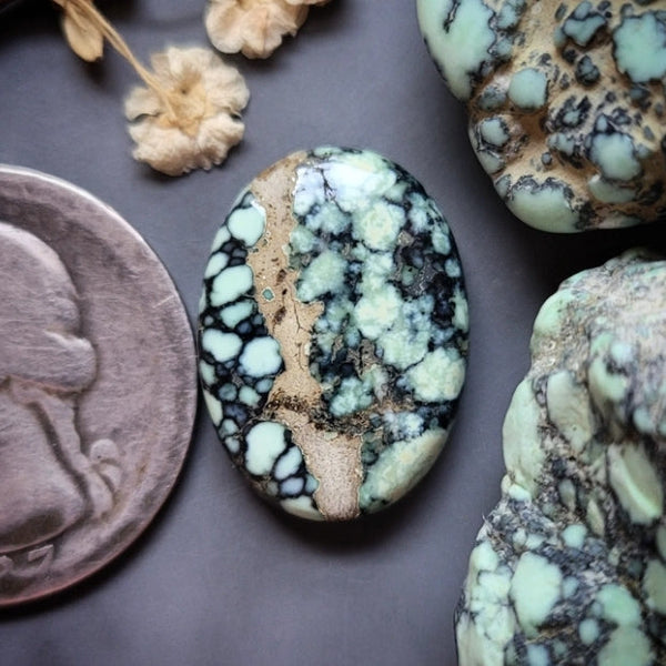 Angel Wing Variscite Cabochon