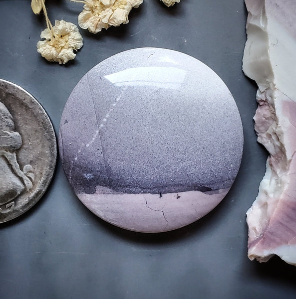 Hyacinth Jasper Round Cabochon