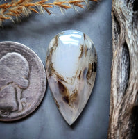 Montana Agate Drop Cabochon