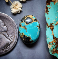 Evans Turquoise Oval Cabochon