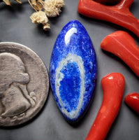 Lapis Marquise Cabochon