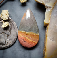 Polychrome Jasper Drop Cabochon