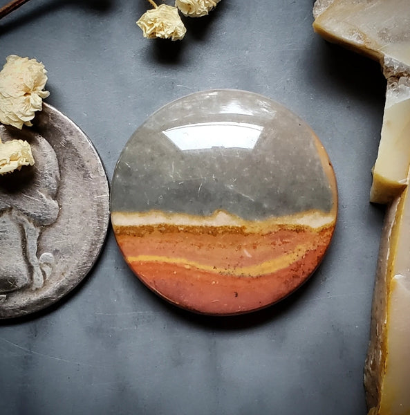 Polychrome Jasper Round Cabochon