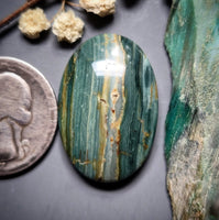 Gary Green Oval Cabochon
