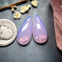 Saphyr Stone Drop Set Cabochon